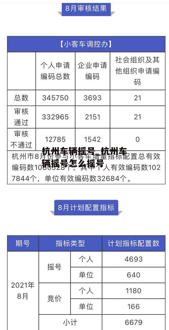 杭州车辆摇号_杭州车辆摇号怎么摇号