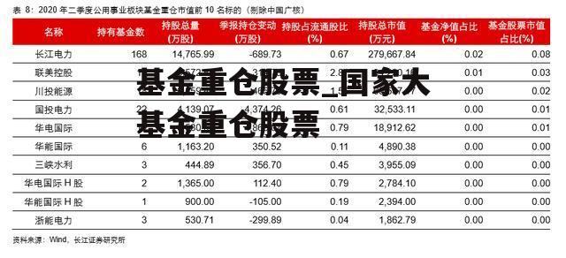 基金重仓股票_国家大基金重仓股票