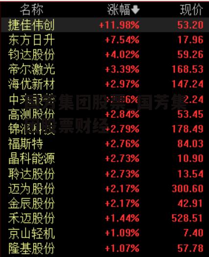 国芳集团股票_国芳集团股票财经