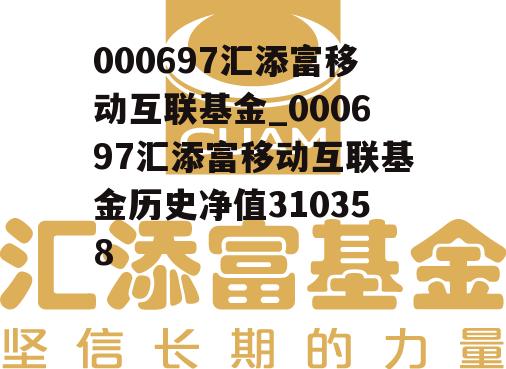 000697汇添富移动互联基金_000697汇添富移动互联基金历史净值310358