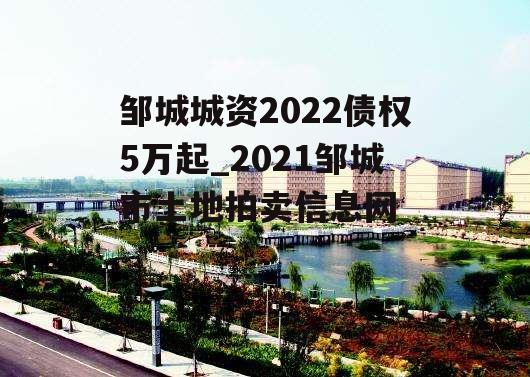 邹城城资2022债权5万起_2021邹城市土地拍卖信息网