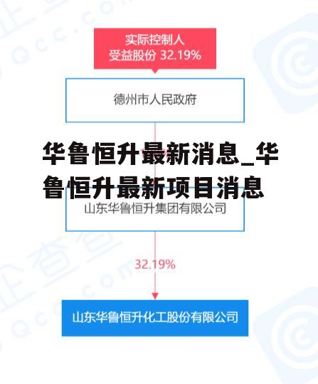 华鲁恒升最新消息_华鲁恒升最新项目消息