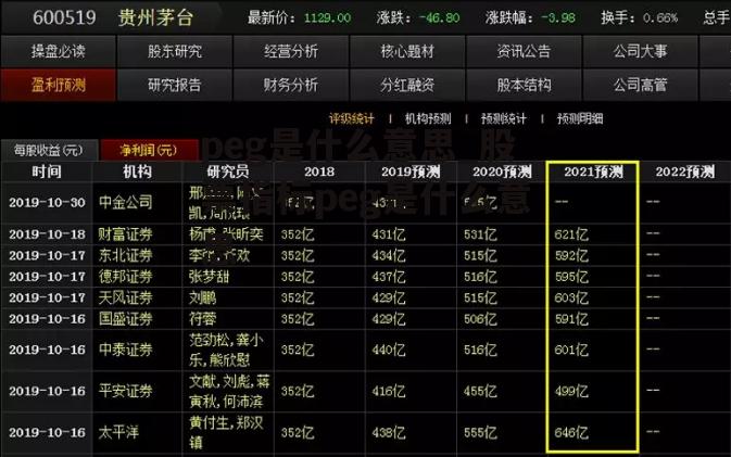 peg是什么意思_股票指标peg是什么意思