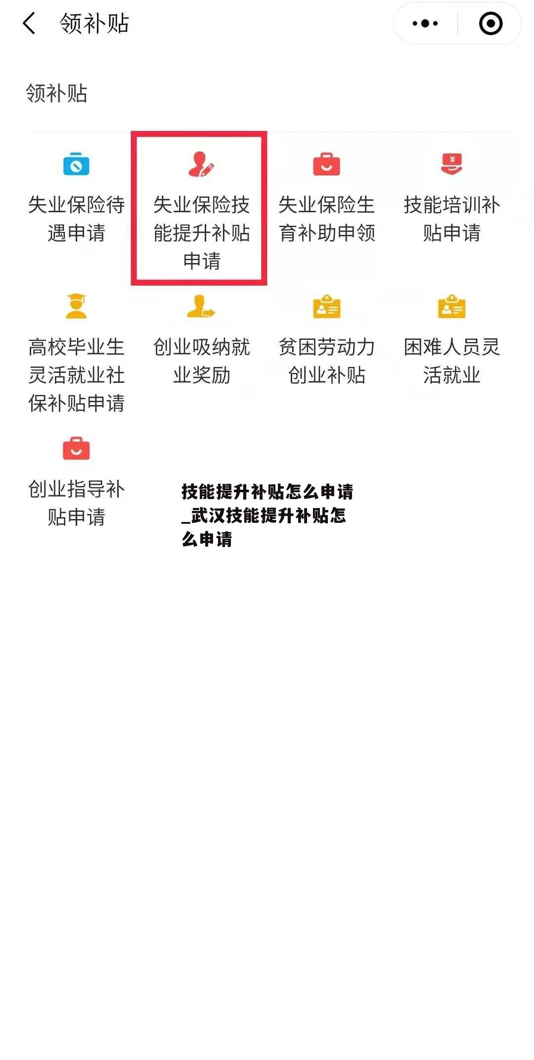 技能提升补贴怎么申请_武汉技能提升补贴怎么申请