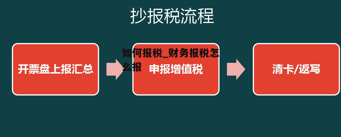 如何报税_财务报税怎么报