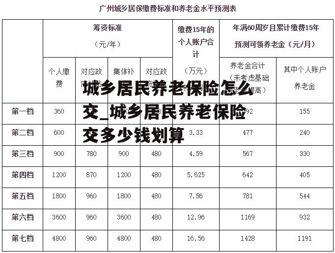 城乡居民养老保险怎么交_城乡居民养老保险交多少钱划算