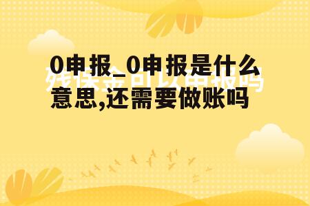 0申报_0申报是什么意思,还需要做账吗