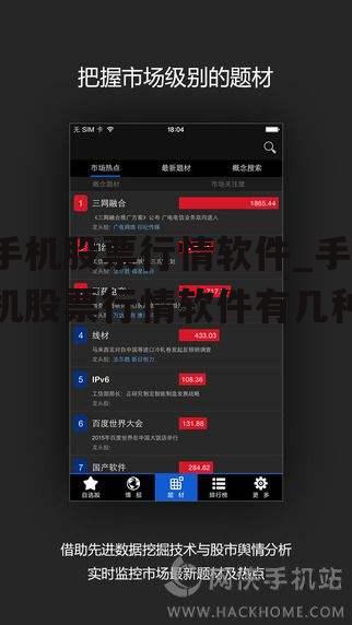 手机股票行情软件_手机股票行情软件有几种
