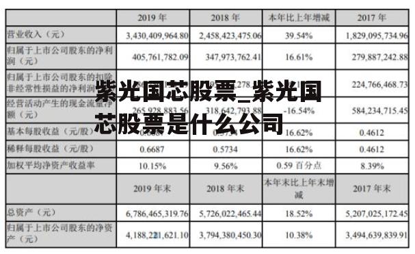 紫光国芯股票_紫光国芯股票是什么公司