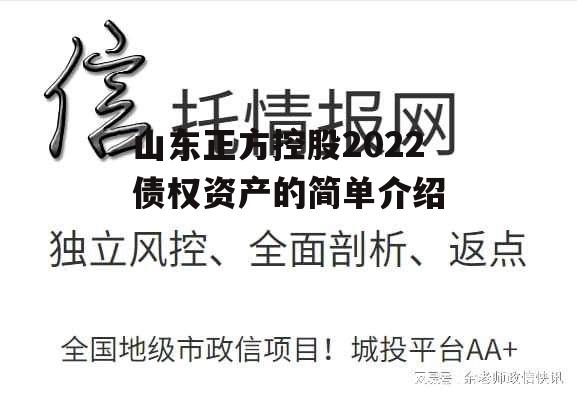 山东正方控股2022债权资产的简单介绍