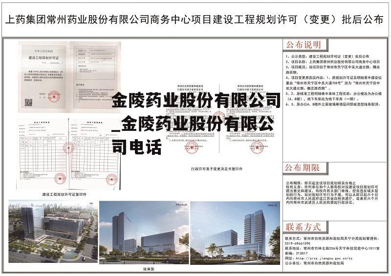 金陵药业股份有限公司_金陵药业股份有限公司电话