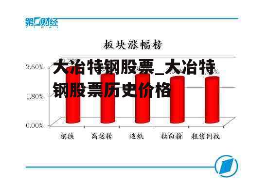 大冶特钢股票_大冶特钢股票历史价格