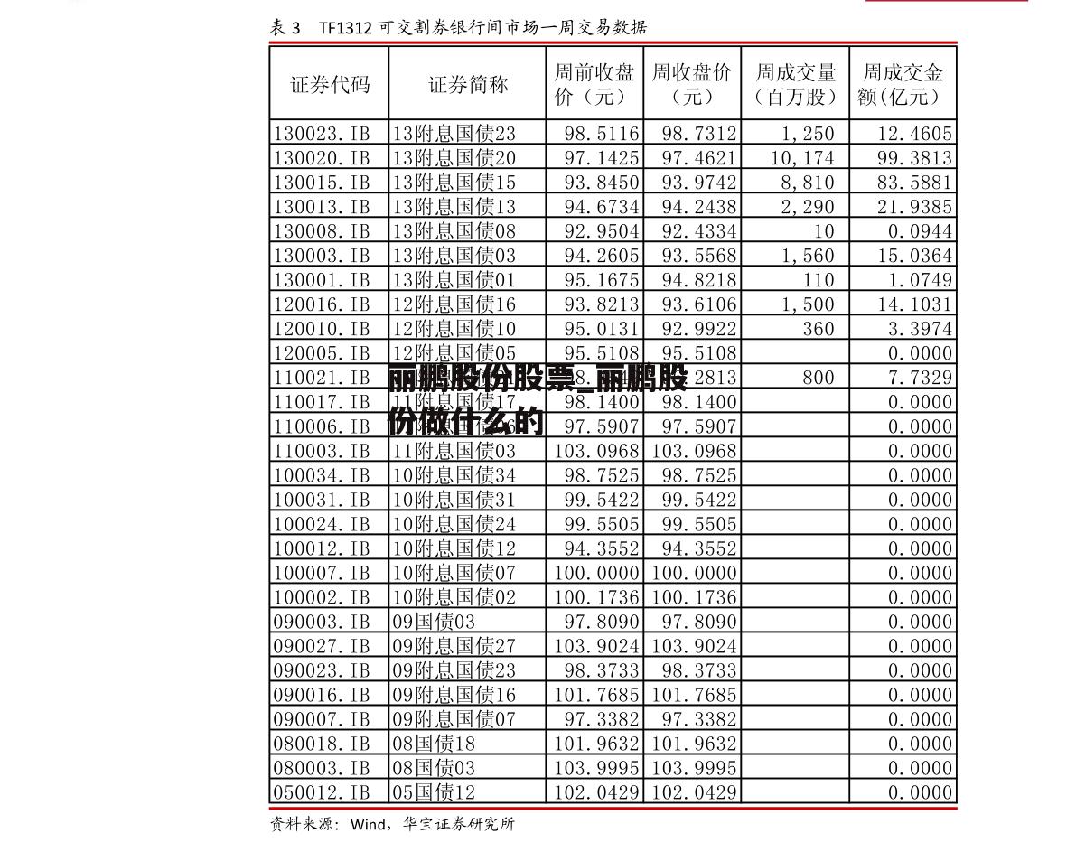 丽鹏股份股票_丽鹏股份做什么的