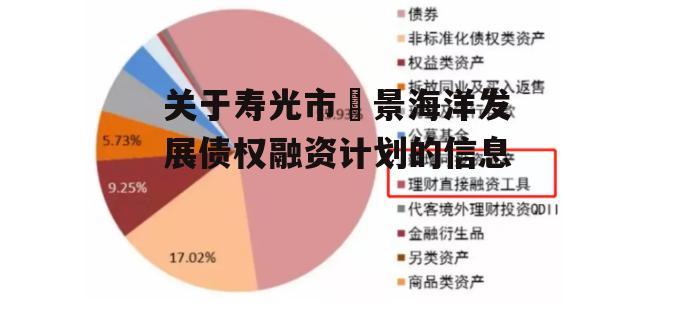 关于寿光市昇景海洋发展债权融资计划的信息