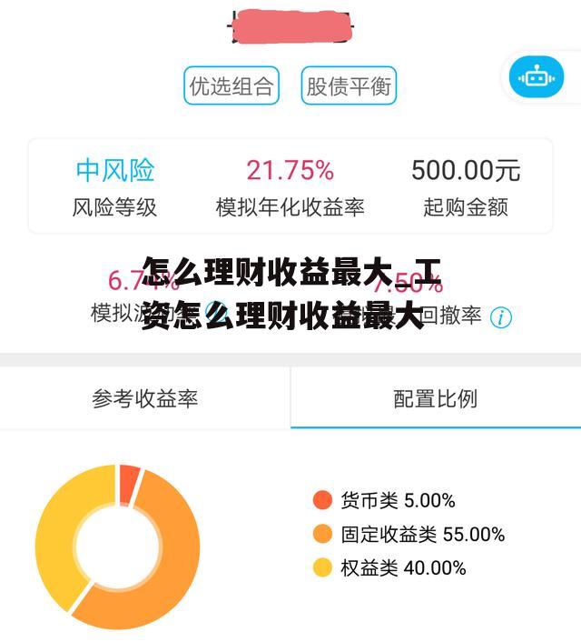 怎么理财收益最大_工资怎么理财收益最大