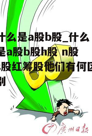 什么是a股b股_什么是a股b股h股 n股s股红筹股他们有何区别