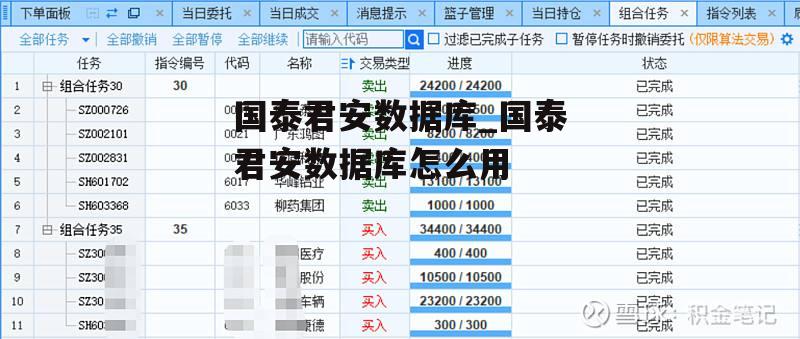 国泰君安数据库_国泰君安数据库怎么用