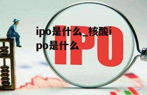 ipo是什么_核酸ipo是什么