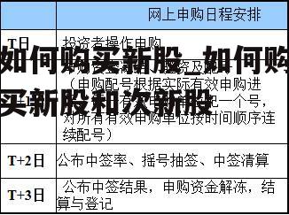 如何购买新股_如何购买新股和次新股