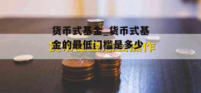 货币式基金_货币式基金的最低门槛是多少