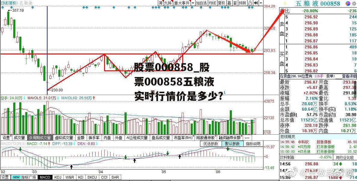 股票000858_股票000858五粮液实时行情价是多少?