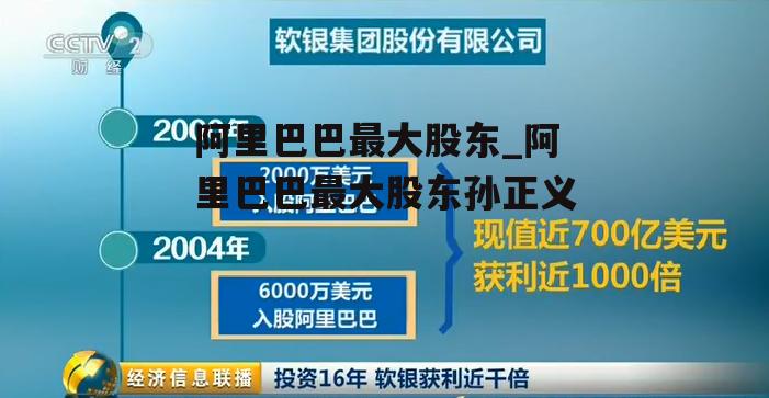 阿里巴巴最大股东_阿里巴巴最大股东孙正义