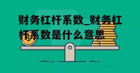 财务杠杆系数_财务杠杆系数是什么意思