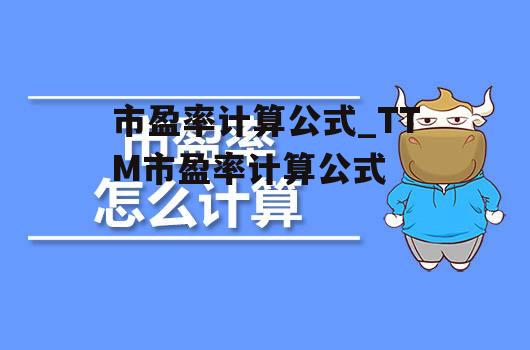 市盈率计算公式_TTM市盈率计算公式