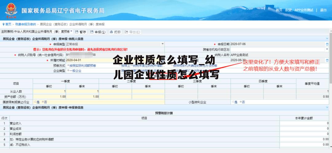 企业性质怎么填写_幼儿园企业性质怎么填写