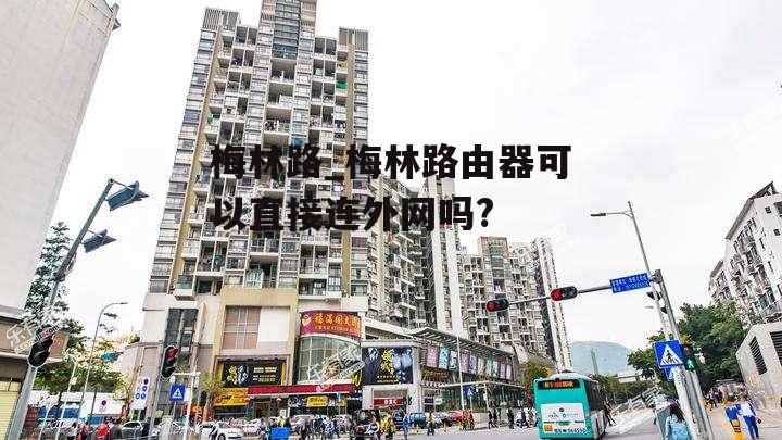 梅林路_梅林路由器可以直接连外网吗?