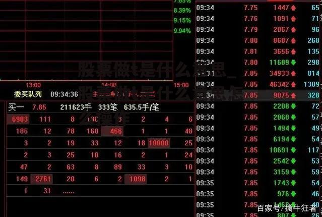 股票做t是什么意思_股票做t是什么意思怎么操作