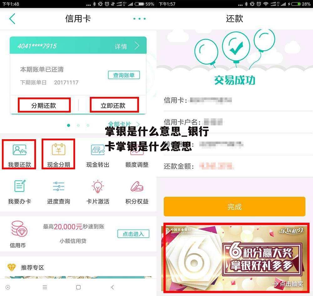 掌银是什么意思_银行卡掌银是什么意思