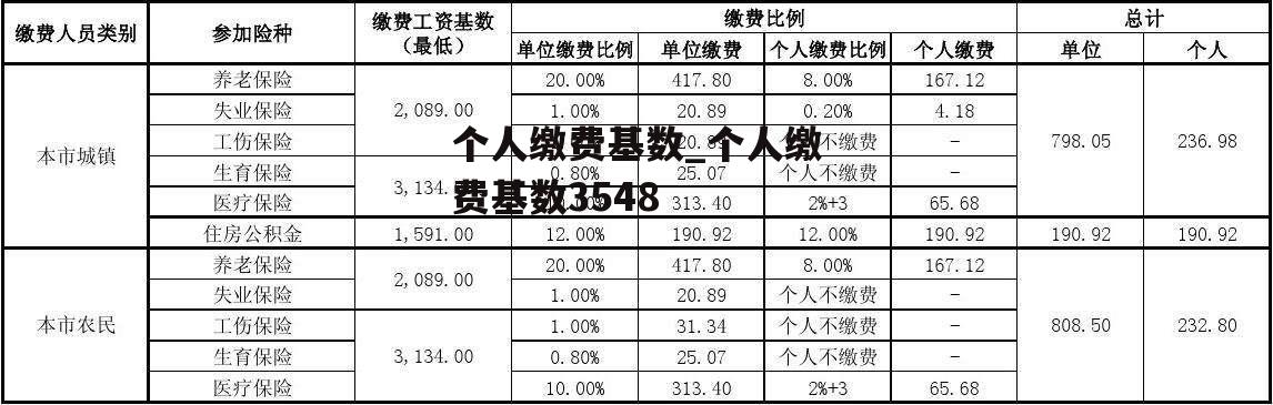 个人缴费基数_个人缴费基数3548