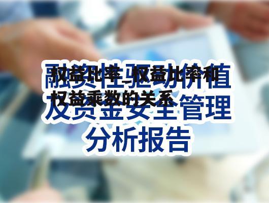 权益比率_权益比率和权益乘数的关系