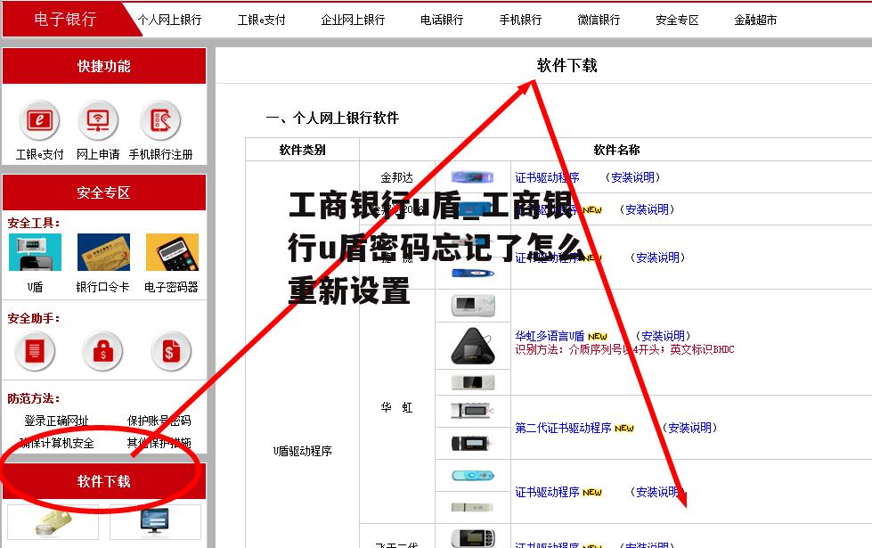 工商银行u盾_工商银行u盾密码忘记了怎么重新设置