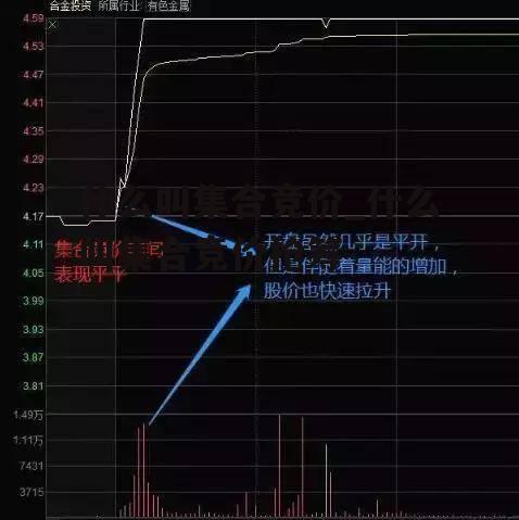 什么叫集合竞价_什么叫集合竞价抢筹