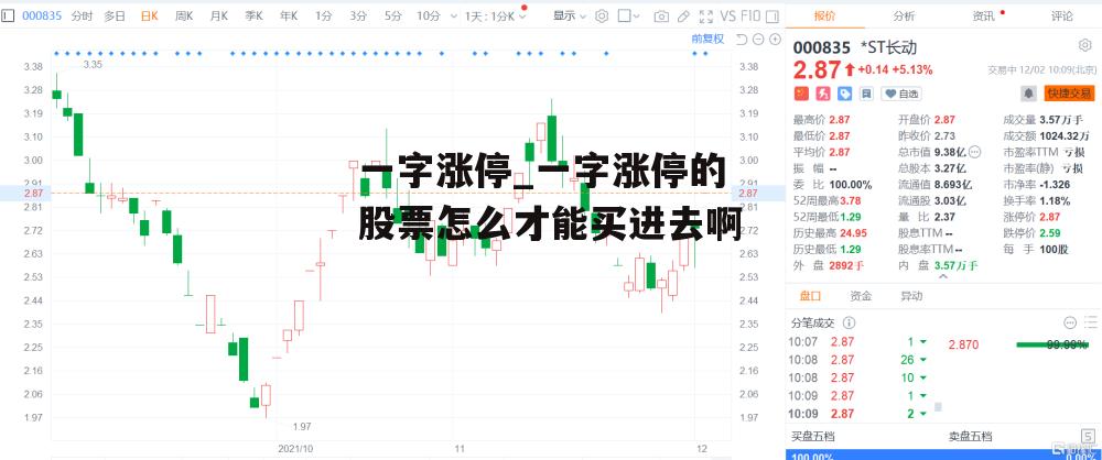 一字涨停_一字涨停的股票怎么才能买进去啊