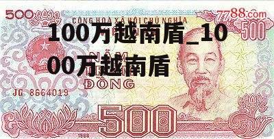 100万越南盾_1000万越南盾