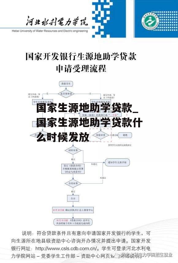 国家生源地助学贷款_国家生源地助学贷款什么时候发放