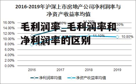 毛利润率_毛利润率和净利润率的区别