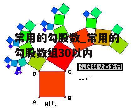 常用的勾股数_常用的勾股数组30以内