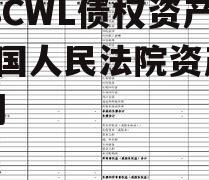 ZCSCWL债权资产_中国人民法院资产诉讼网