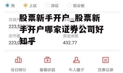 股票新手开户_股票新手开户哪家证券公司好知乎