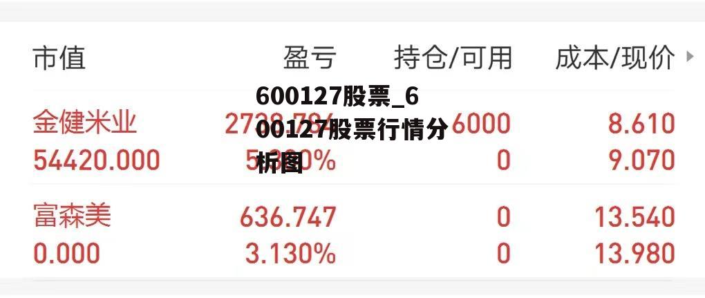 600127股票_600127股票行情分析图