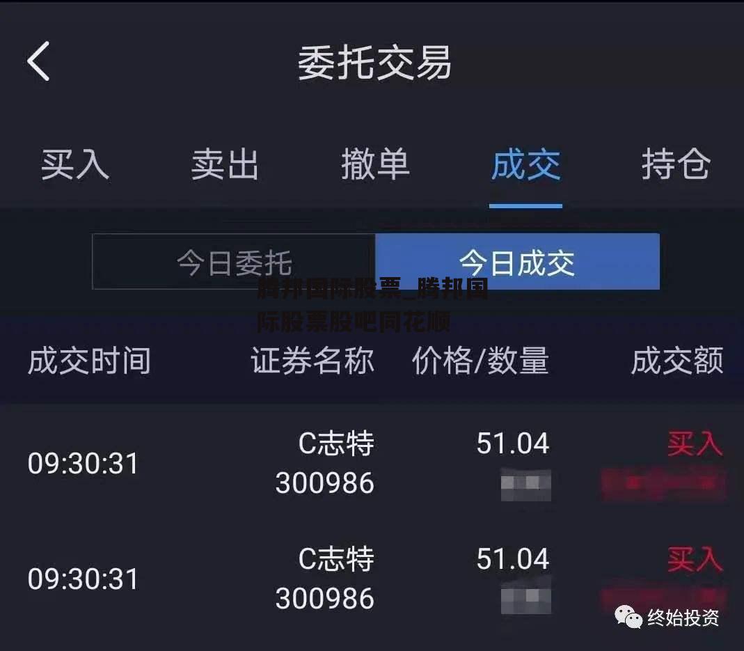 腾邦国际股票_腾邦国际股票股吧同花顺