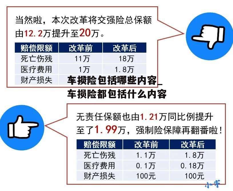 车损险包括哪些内容_车损险都包括什么内容