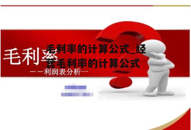 毛利率的计算公式_经营毛利率的计算公式