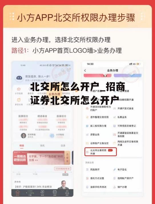 北交所怎么开户_招商证券北交所怎么开户
