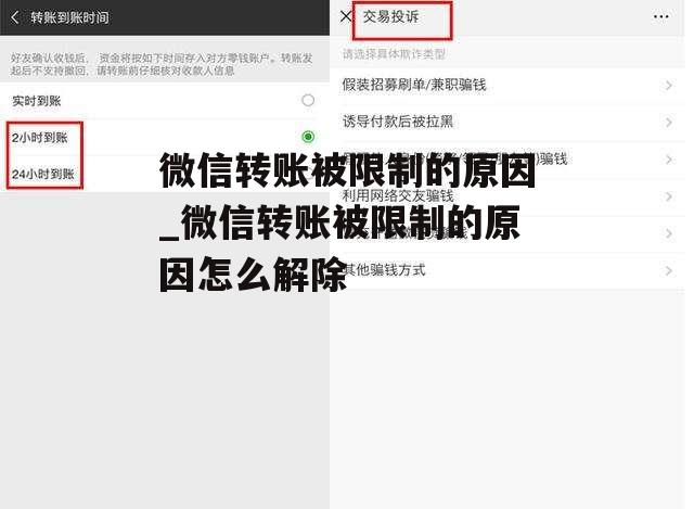 微信转账被限制的原因_微信转账被限制的原因怎么解除