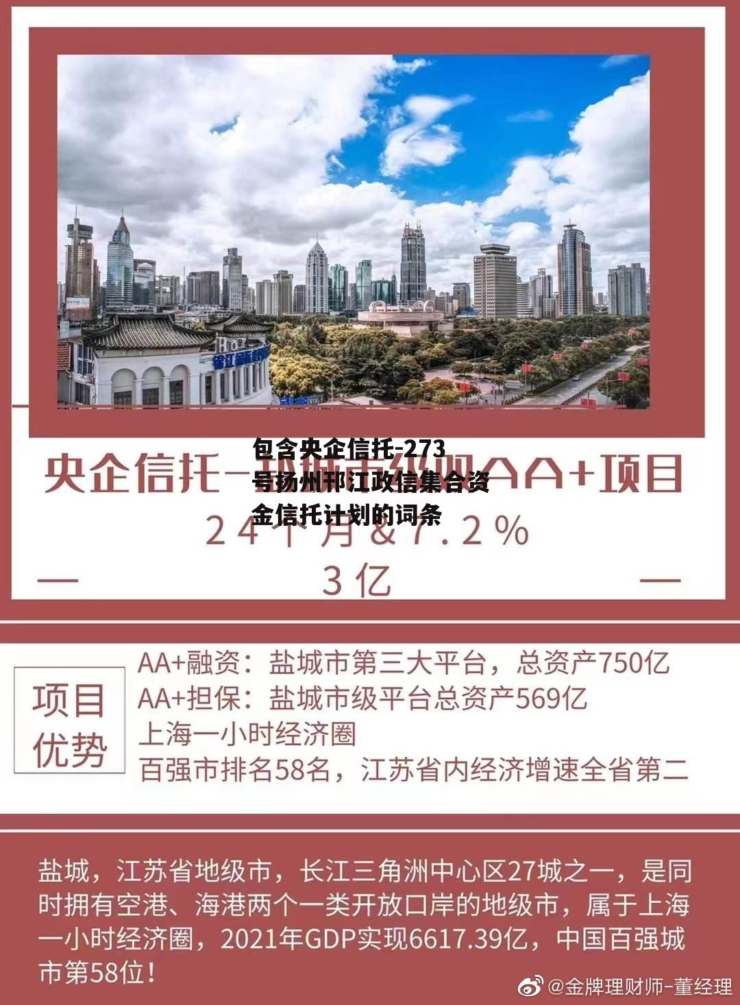 包含央企信托-273号扬州邗江政信集合资金信托计划的词条